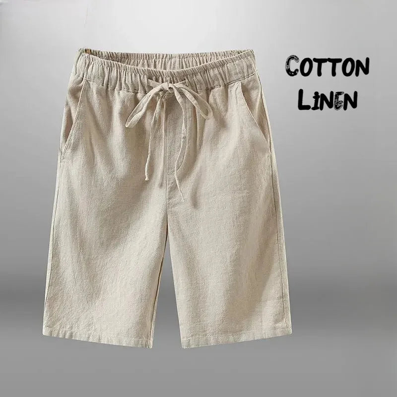 Shorts for Men Cotton Linen