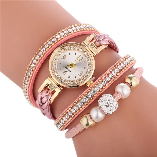 Bracelet Watches for Women Wrap Around Fashion Bracelet