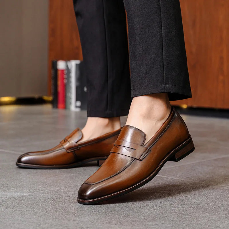 Loafer Shoes For Men Leather  Shoes