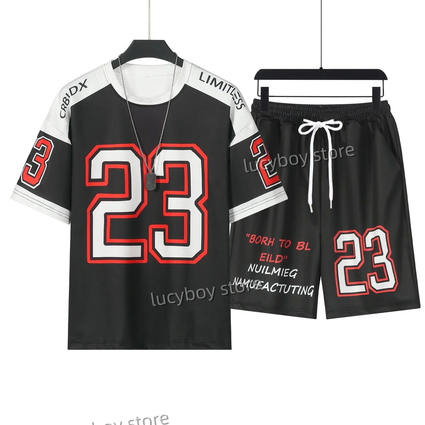 Men Number 23 Printed Set 2 Piece