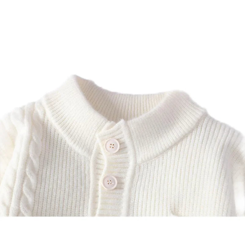 Men's Designer Original Cable Knit Henley Sweater Mock Neck Chest Pocket