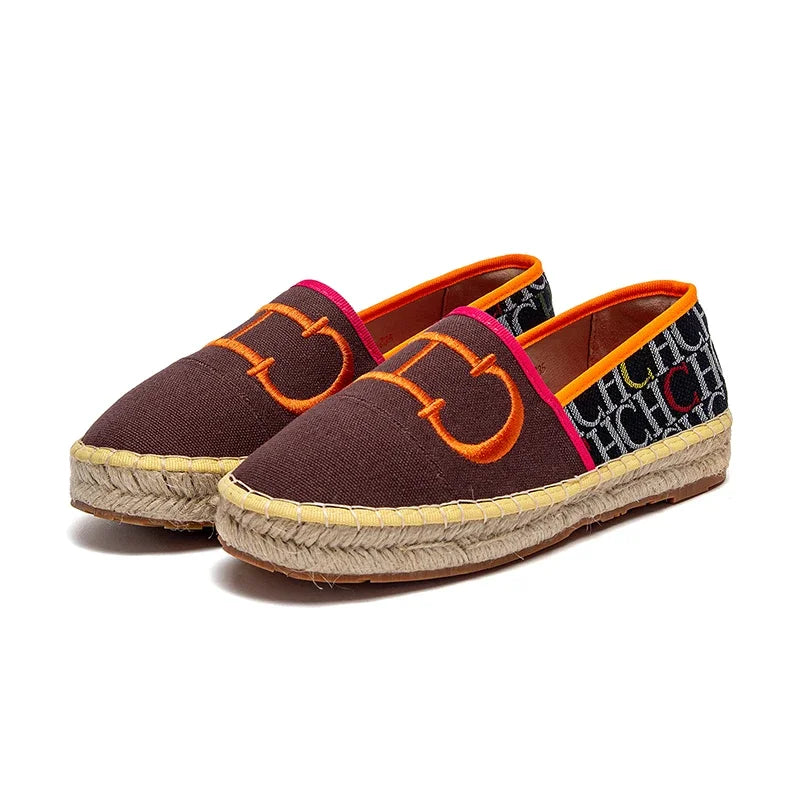 Women's Shoes Listing Loafers Straw Shoes Lazy Non-slip Flat Casual Shoes