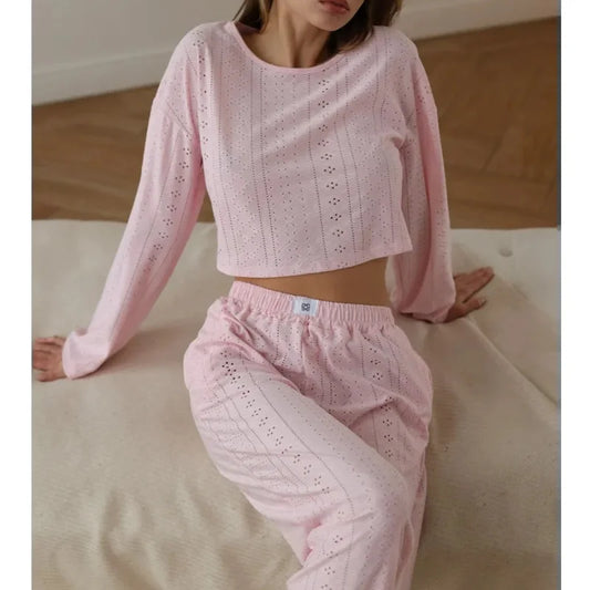 Casual Wear Set - Fashionable, Simple, Loose-Fitting Set