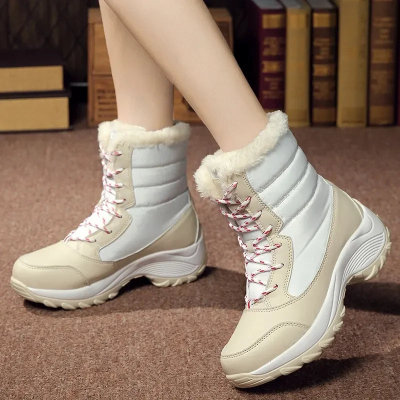 Women Boots Lightweight Ankle Boots Heels Winter  Shoes
