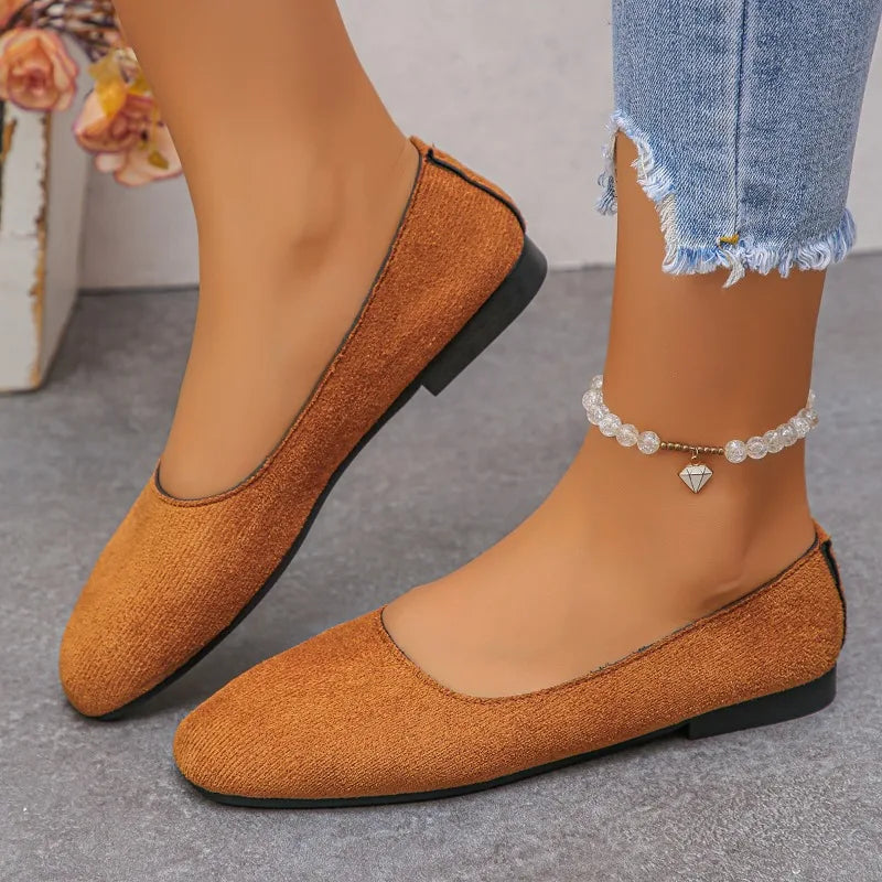 Women's Flat Casual Round-Toe Moccasins & Ballet Flats