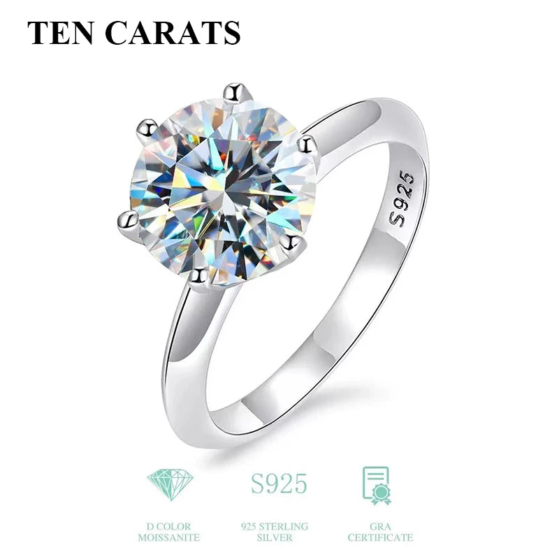 sterling silver 18K white gold ring