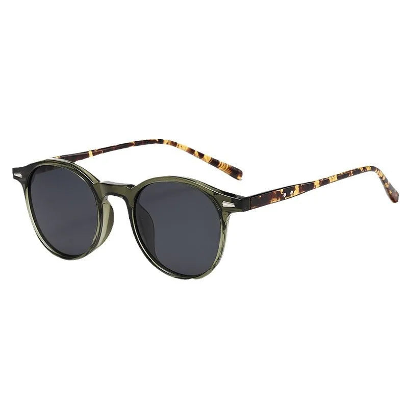 Vintage Round Sunglasses for Women Men Circular Sun Glasses