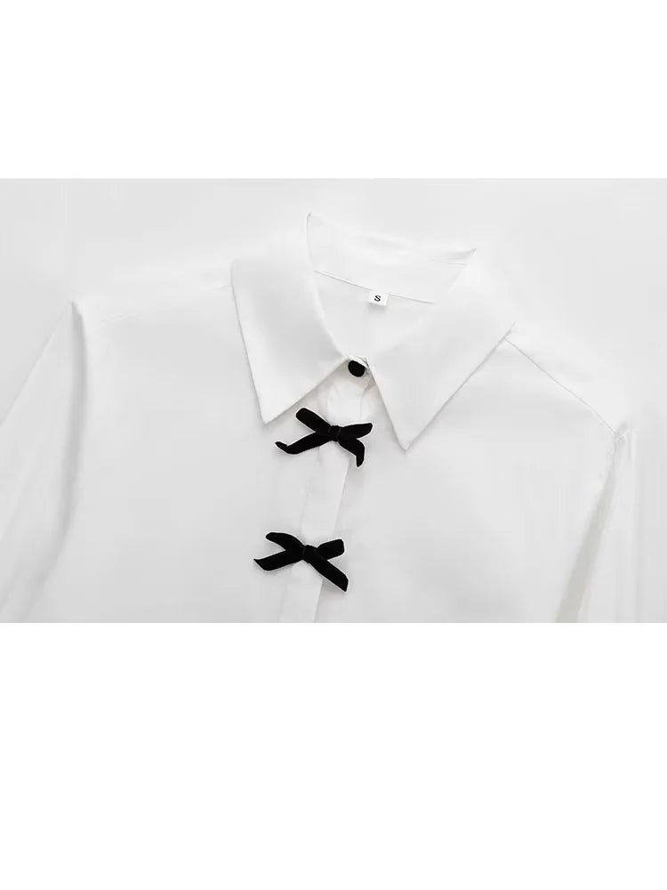 HH Women Fashion Blouses Solid Turn-Down Collar