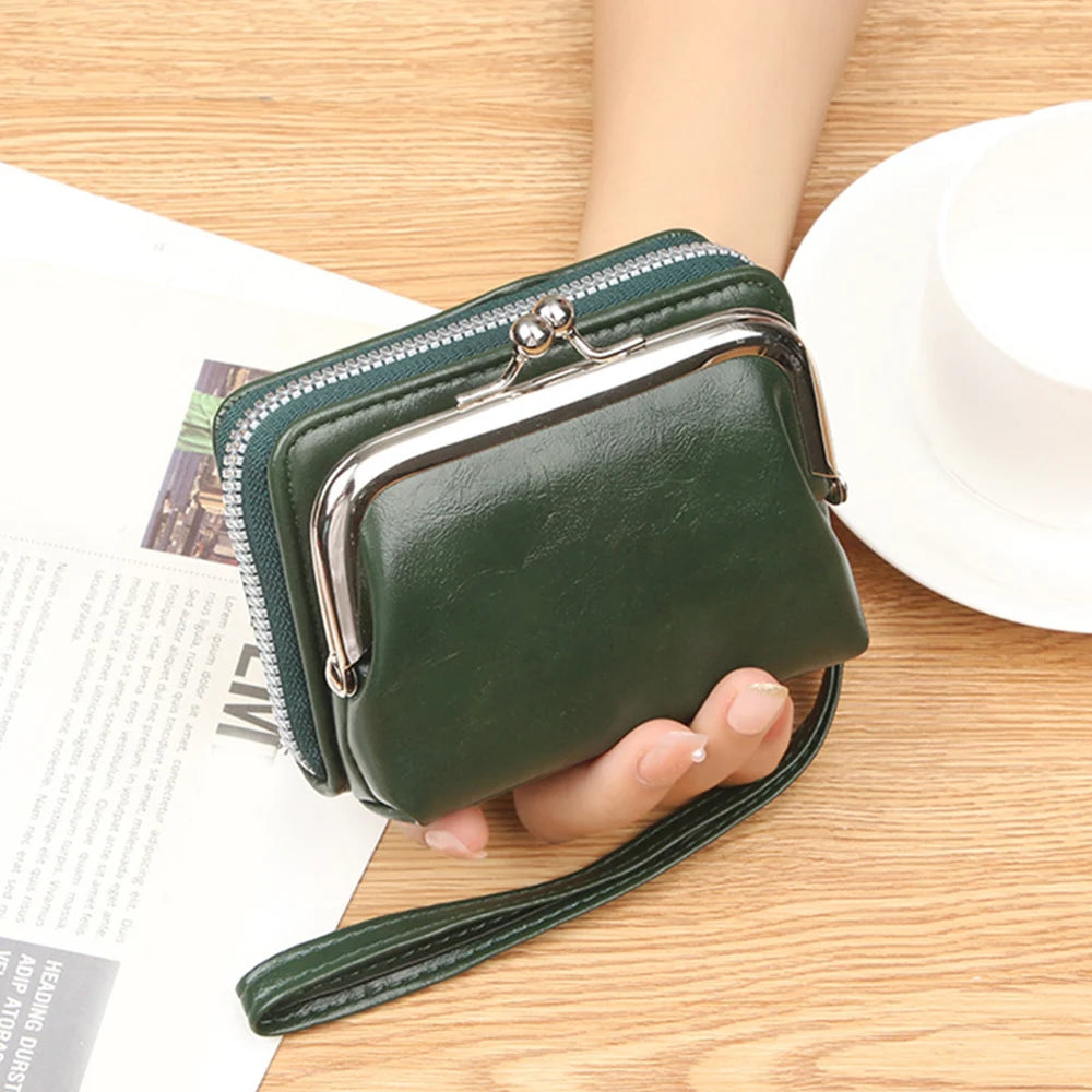 Women's Wallet PU Leather Short Hasp Coin Purses
