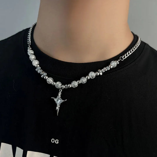 Stainless Steel Cuban Chains Necklace for Men Women