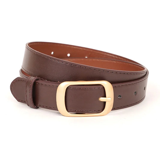 Women's Belt Versatile High-End Feel Belt Pure Cowhide