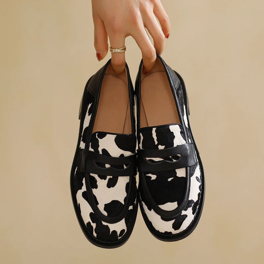Women's Loafers  Leather Non-Slip  Boat Shoes