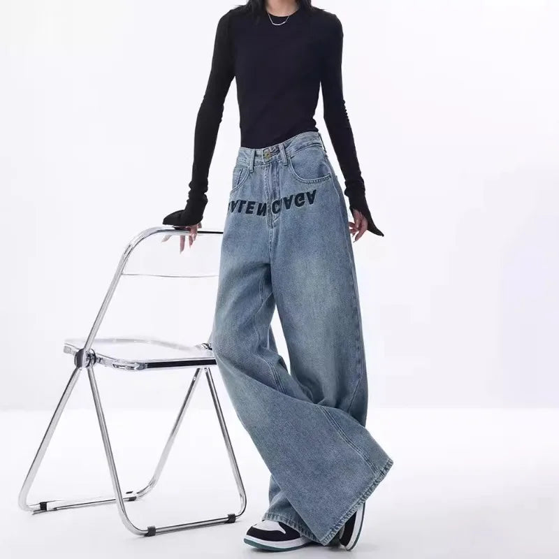 Blue Jeans Women Embroidered Design