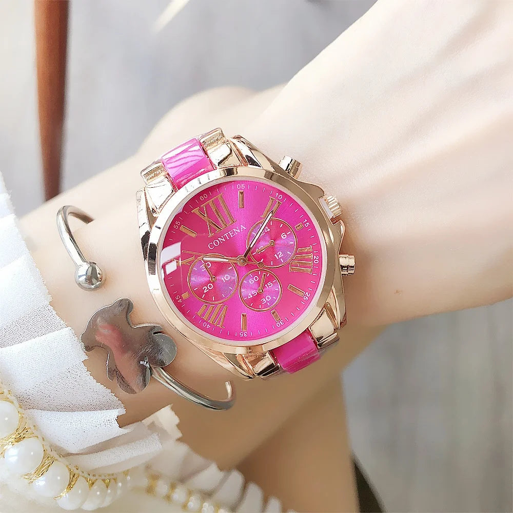 Top Brand Luxury Watches for Women Fashion Creative Steel Bracelet Women's Watches Ladies Quartz Bracelet Watch