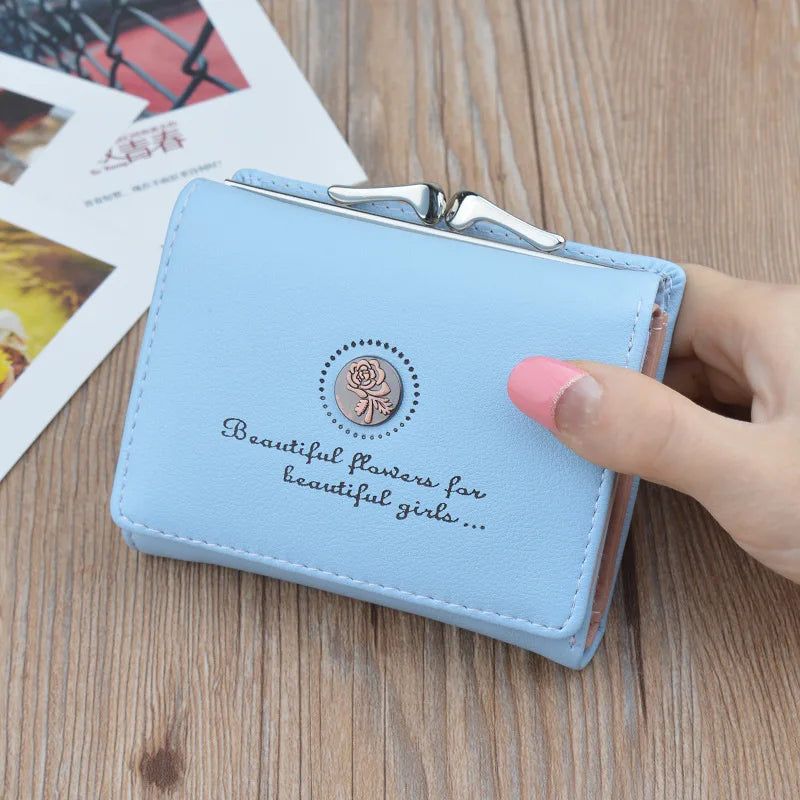 Small Women Wallet Short Women's Wallet