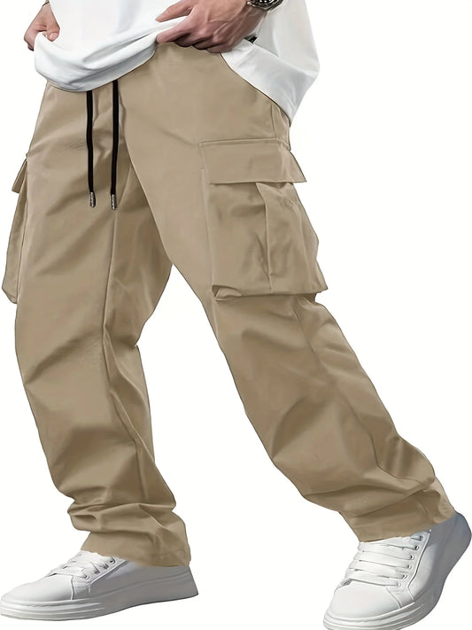men's workwear pants, European and American loose straight casual pants