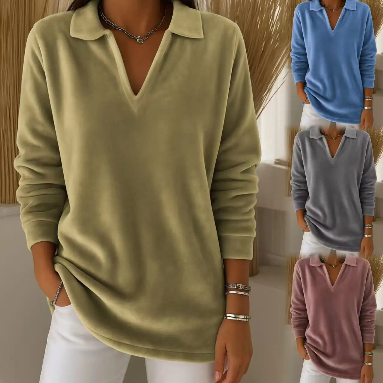 Women's Cold Shirts Long Sleeve Sweatshirt