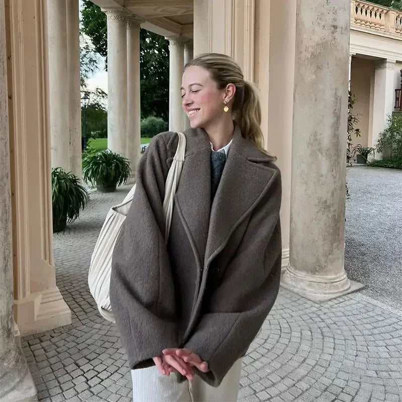 Women's Double Breasted Wool Coat
