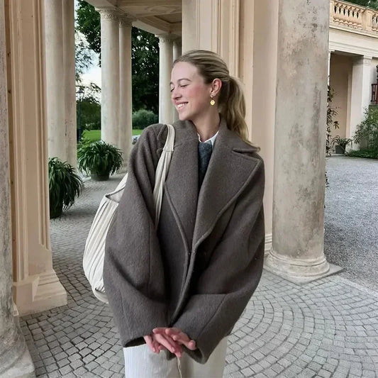 Women's Double Breasted Wool Coat