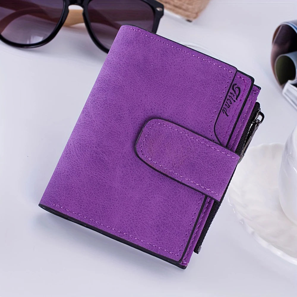 Women Short Wallets PU Leather Fashion Casual Female Purse
