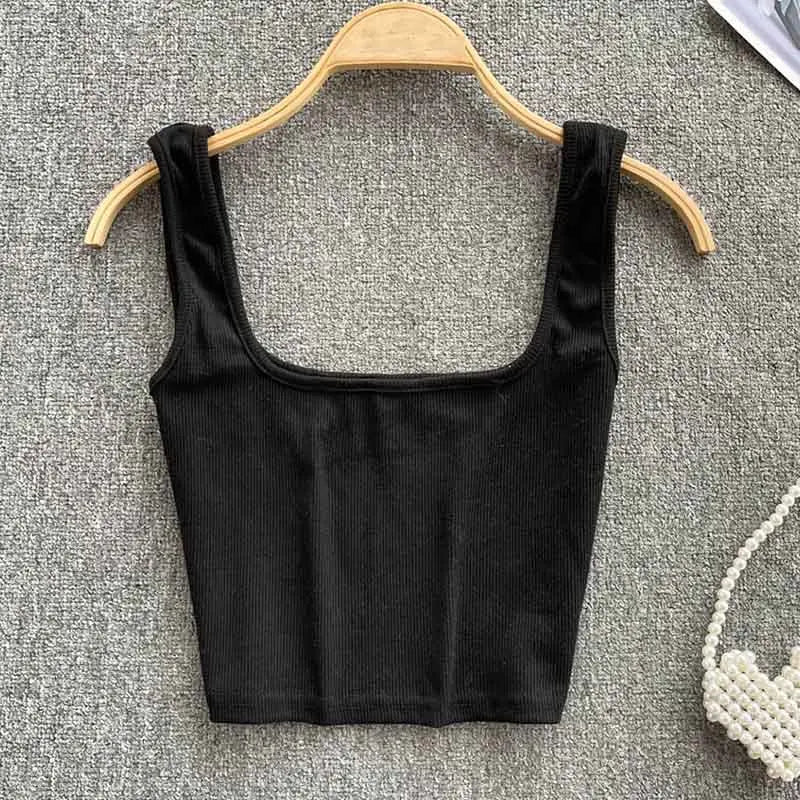 Tank Top Women Sexy Backless Slim Fit Bottoming Blouse