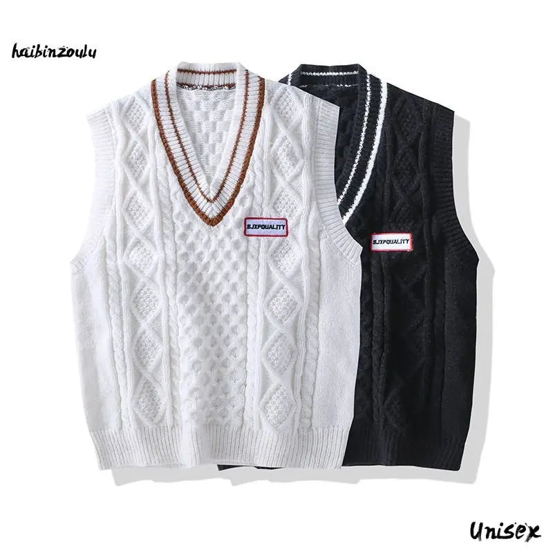 Men Knit Sweater Vest sweater
