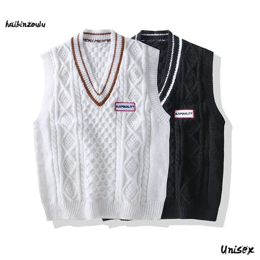 Men Knit Sweater Vest sweater