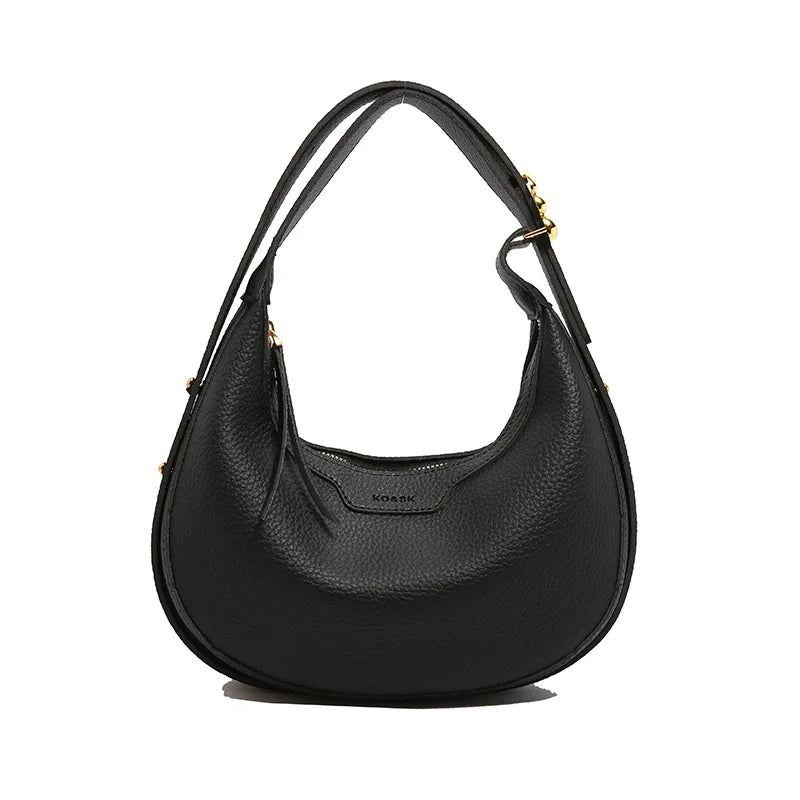Women Underarm Bag Half Moon Saddle Shoulder Bags
