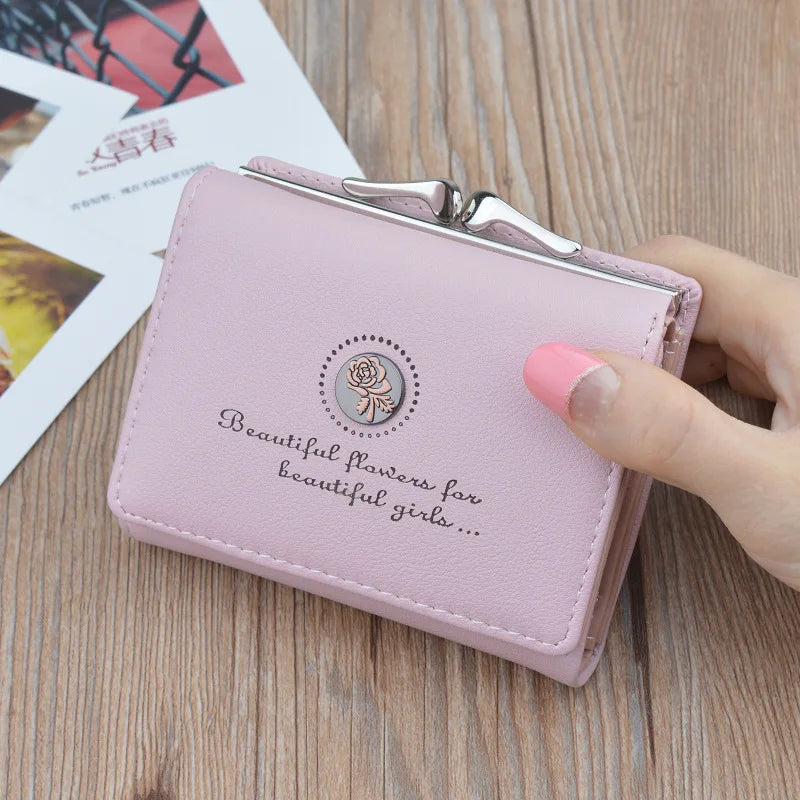 Small Women Wallet Short Women's Wallet