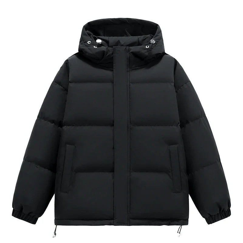 Men's Puffer Jacket  Hip Hop Hooded Coat