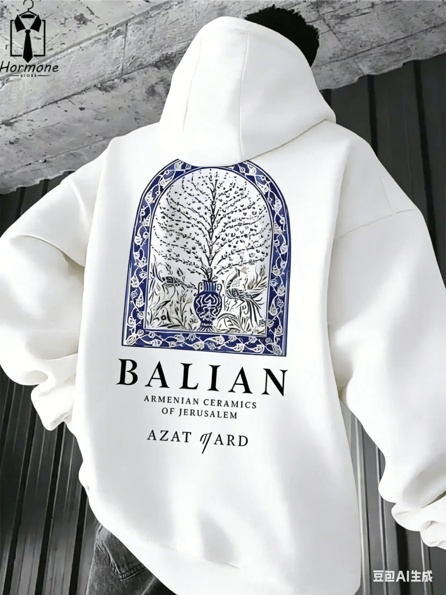 Men's Casual printed Hoodie