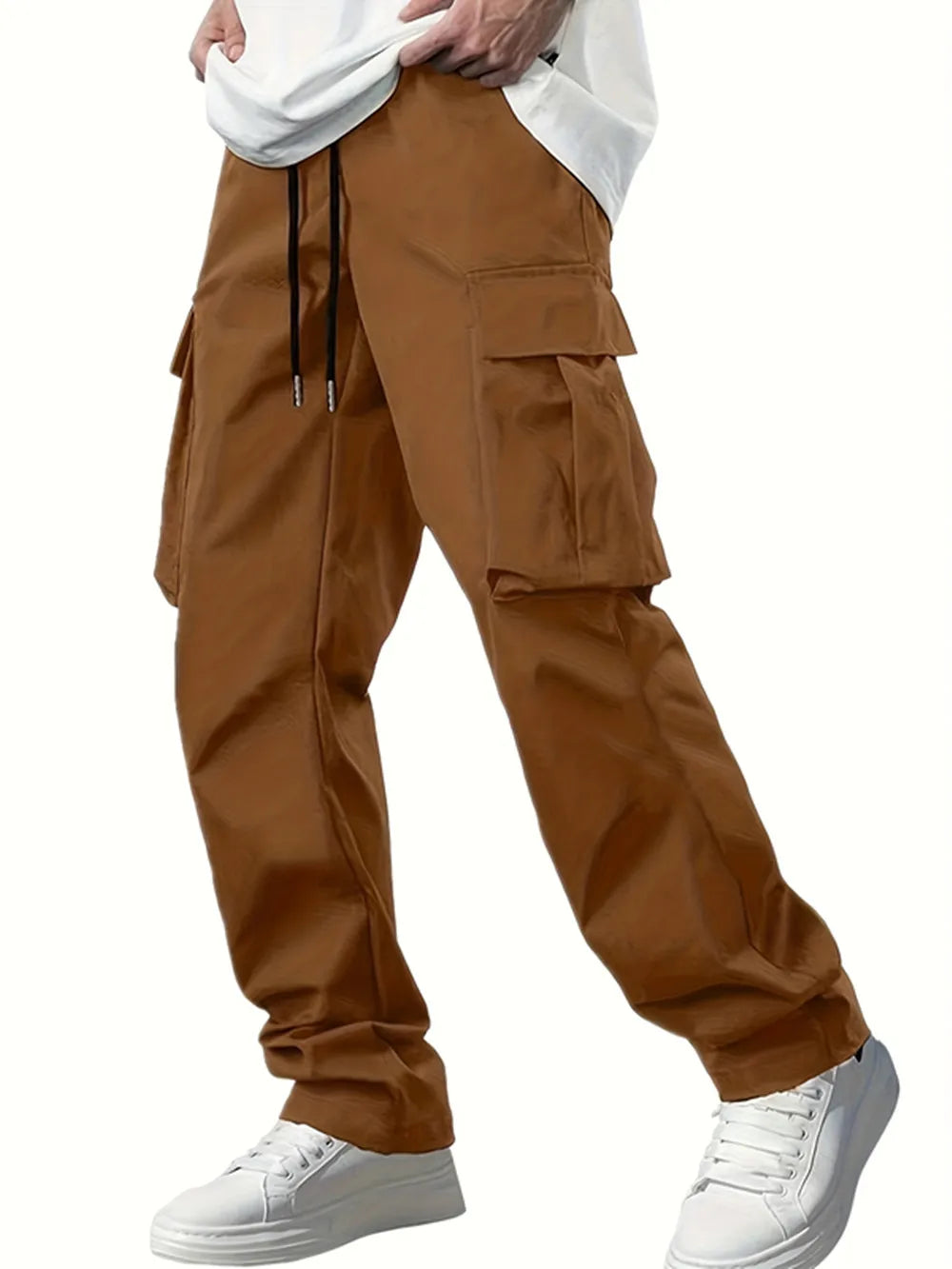 men's workwear pants, European and American loose straight casual pants