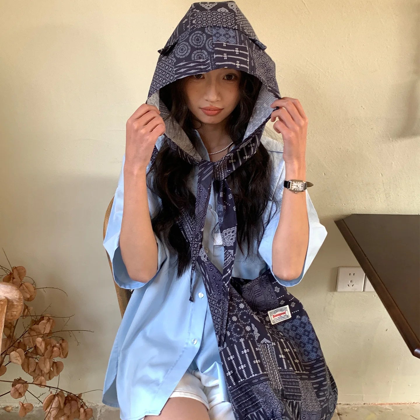 Women's Beach Vacation Hat Scarf