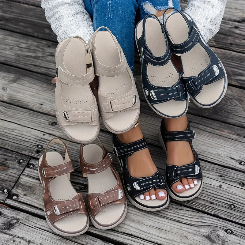 Sandals Comfortable Sandals Women Walking Open Toe Wedges Women's Shoes
