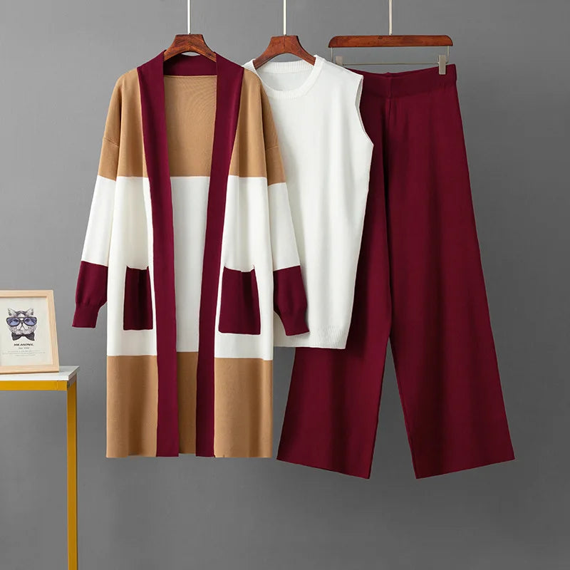 Women's Fashion Casual  Three-Piece Set