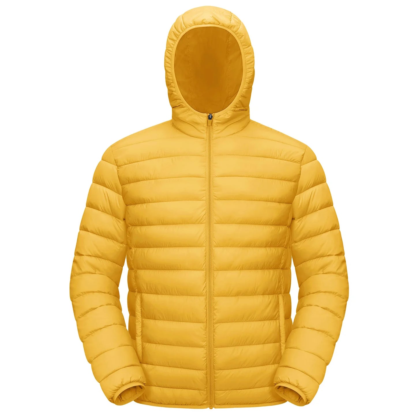 TACVASEN Lightweight Puffer Jackets Mens Water-Repellent Hooded Quilted Jacket