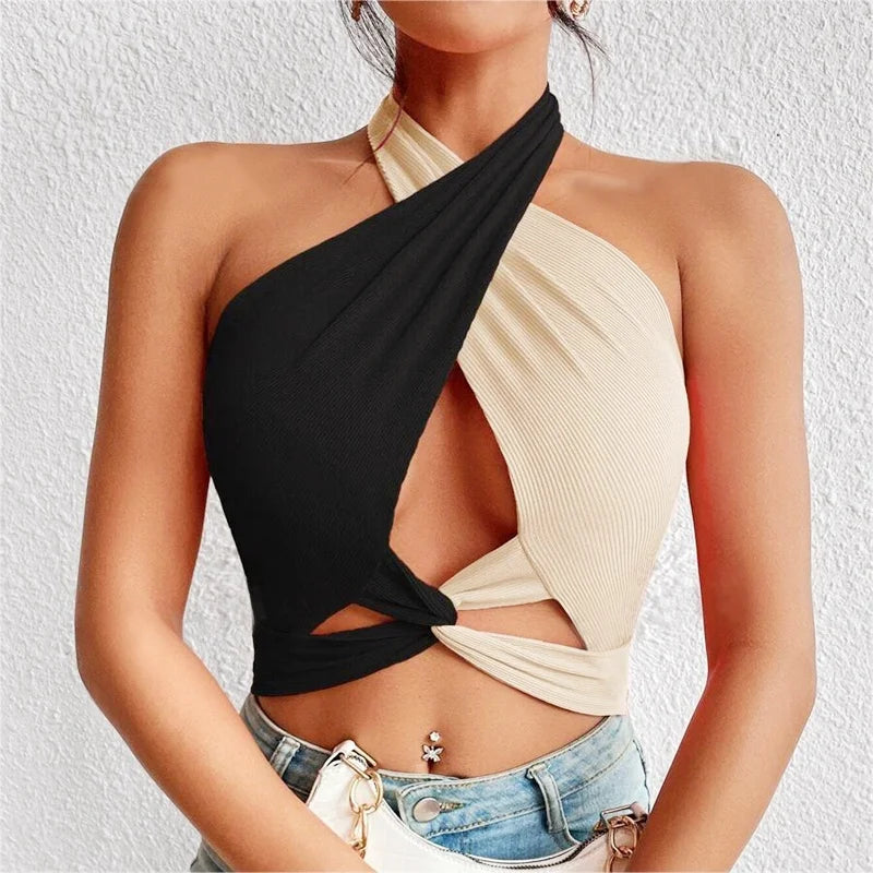 Women Summer Tank Tops Knit Sexy
