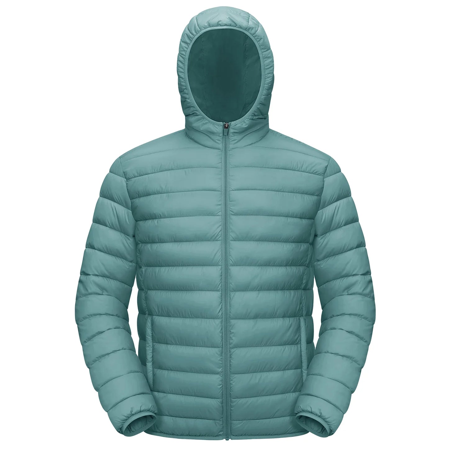 TACVASEN Lightweight Puffer Jackets Mens Water-Repellent Hooded Quilted Jacket