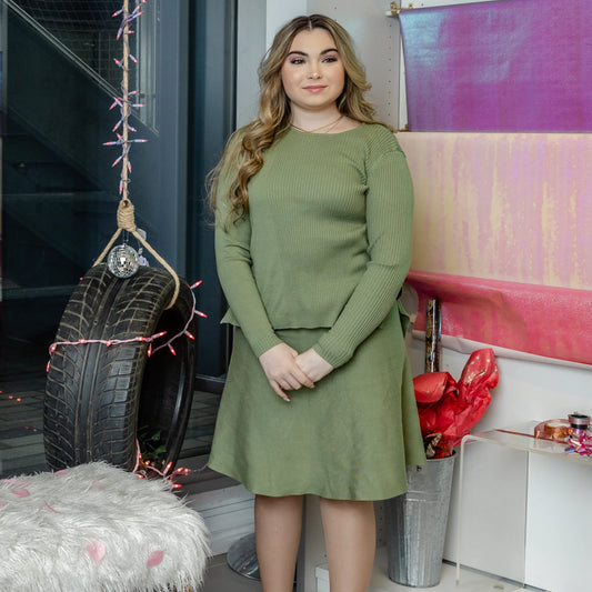 Fashion Women Knitted Clothes Set
