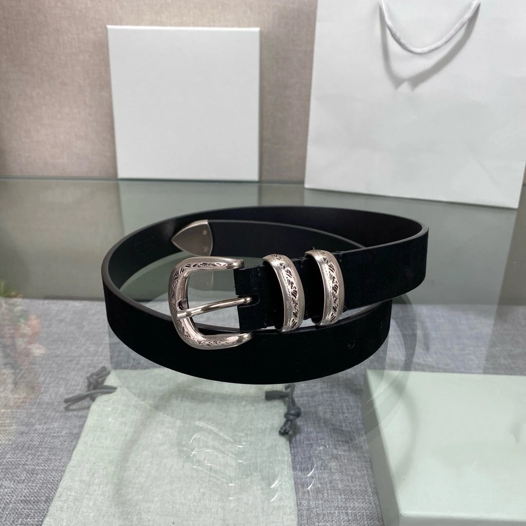 New Luxury Brand Belts for Men Smooth Metal Buckle Male Strap Genuine  belt