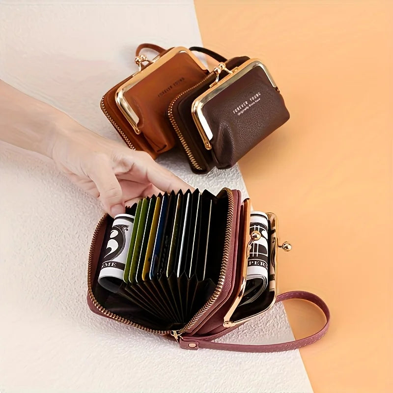 Women's Elegant Wallet with Wrist Strap
