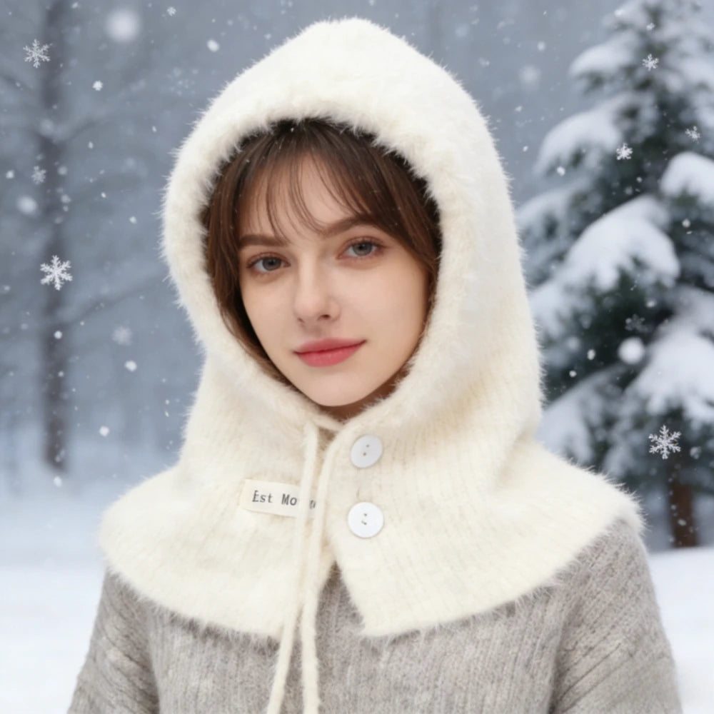 1Pc Fashion Knitted  Scarf Set