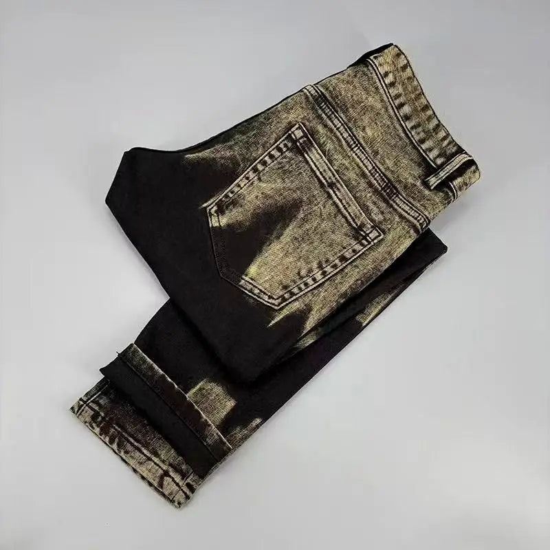 men's jeans, trendy brand, high street, gradient