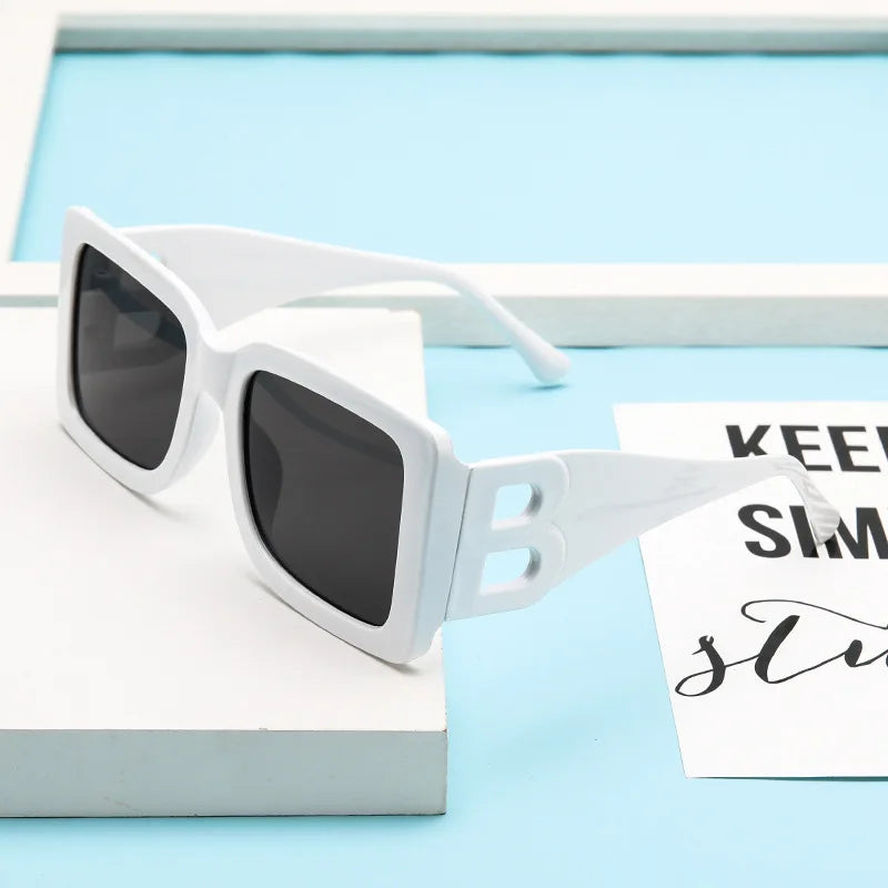Women's Sunglasses Trendy Designer Square Sun Glasses