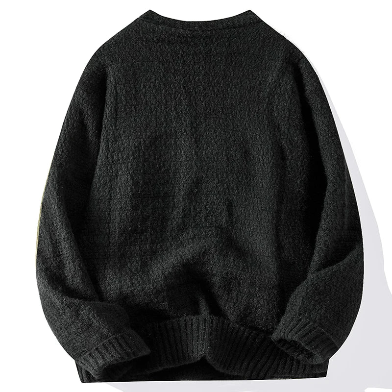 Casual Button Knit Cardigan Top Coat Streetwear Sweatshirt
