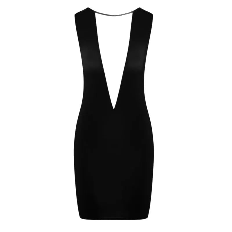 New Halter Suspender Backless Sheath Dress