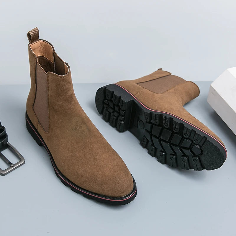 Chelsea Boots High End Suede Ankle Boots