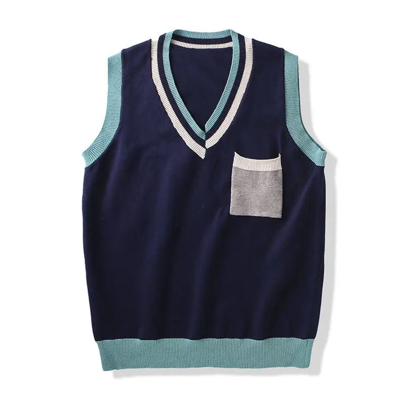 Men Knit Sweater Vest sweater
