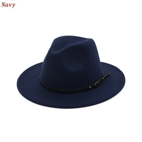 Men / Women Vintage Wide Brim Hat Church Party
