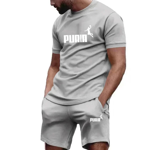 Summer Men's Sets  Tracksuit Short Sleeve